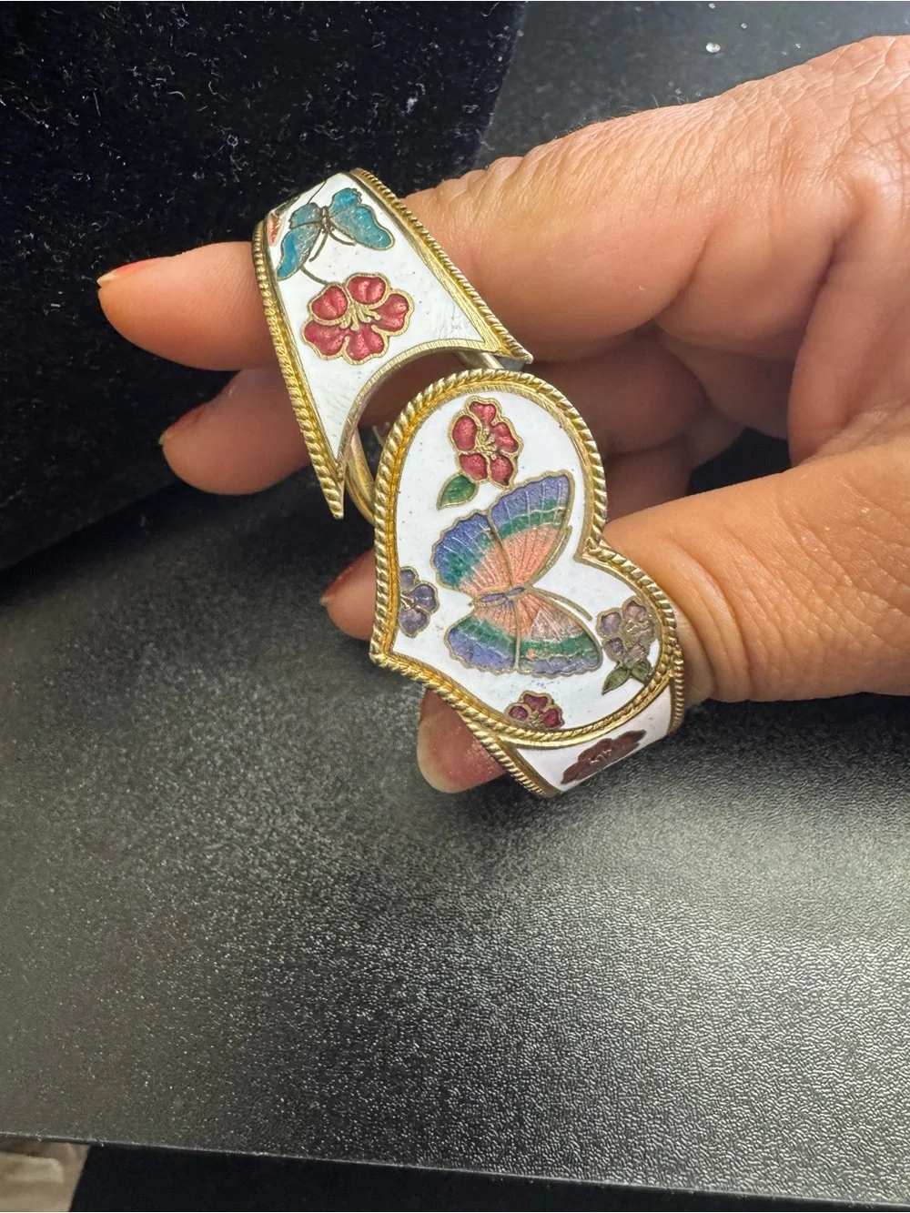Vintage Cloisanne Cuff